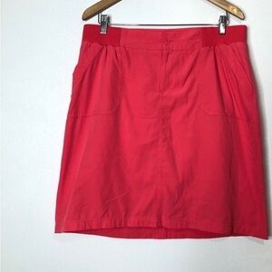 CJ Banks Bold Red Mini Skirt